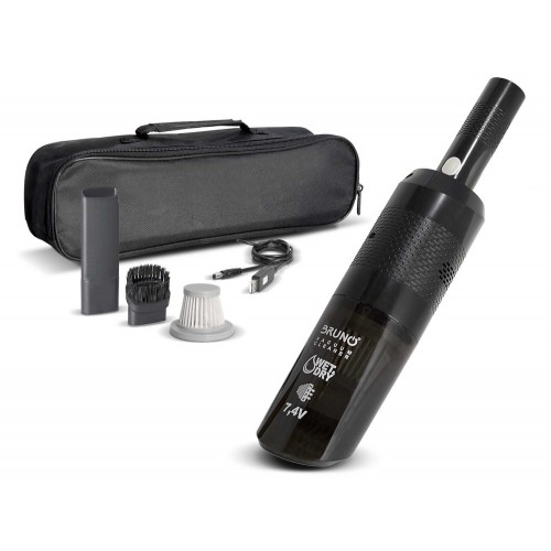 Bruno BRN-0125 Σκουπάκι Αυτοκινήτου Υγρών / Στερεών Επαναφορτιζόμενο 12V *