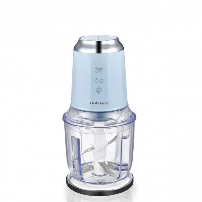 Rohnson R-518 Πολυκόπτης Multi 600W με Δοχείο Blue *