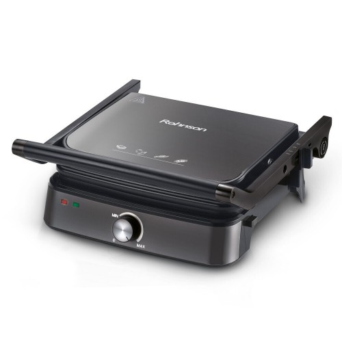 Rohnson R-2316 BR Μαύρη Τοστιέρα Γκριλιέρα με Αποσπώμενες Πλάκες 2000W *