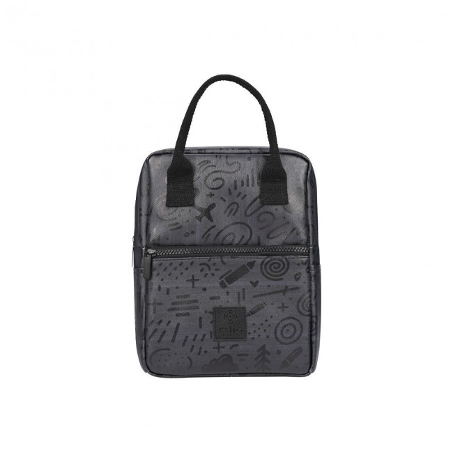 Estia 01-22389 Noir Echo Τσαντα Φαγητου Save The Aegean Ισοθερμικη 7lt *