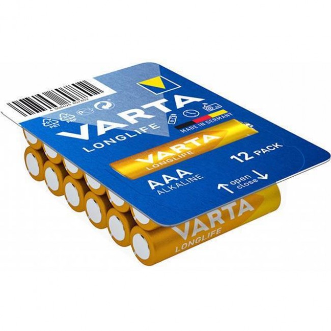 Varta 4103 LongLife Αλκαλικές Μπαταρίες AAA 1.5V 12τμχ