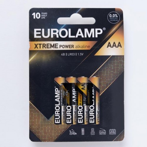 Eurolamp 147-24120 Extreme Αλκαλικές Μπαταρίες AAA 1.5V 4τμχ