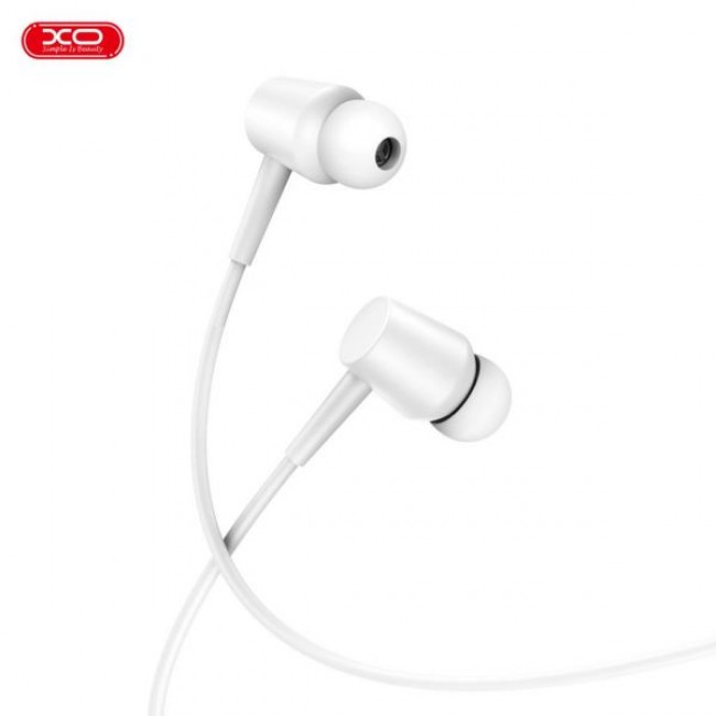 XO EP57 Ασπρο  In-ear Handsfree με Βύσμα 3.5mm