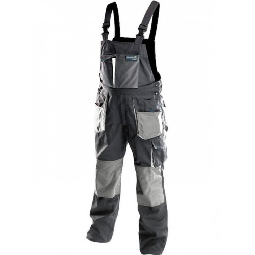 Bormann Pro Bib Overall Φόρμα Εργασίας με Τιράντες Γκρι 