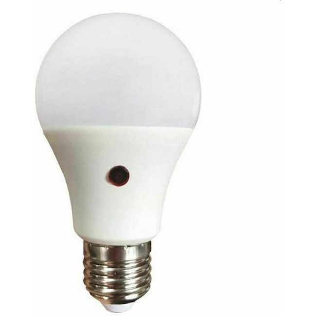 Eurolamp 147-84931 Λάμπα LED 10W 112mm για Ντουί E27 και Σχήμα A60 Φυσικό Λευκό 900lm με Φωτοκύτταρο