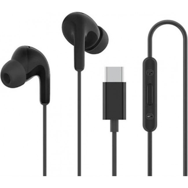 Xiaomi BHR8930GL Earphones In-ear Handsfree Ακουστικά με Βύσμα USB-C Μαύρο