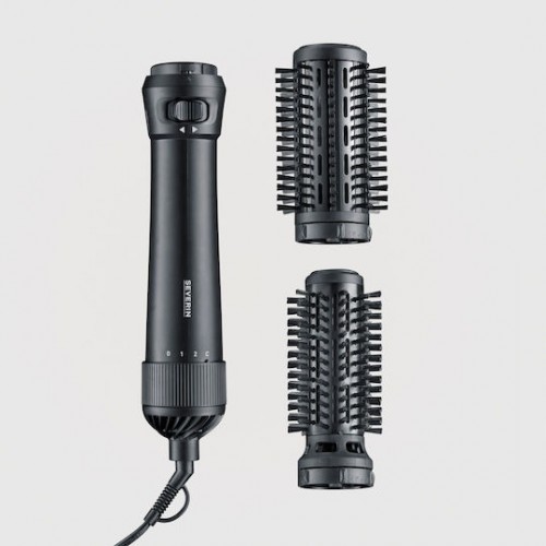 Severin Κεραμική Ηλεκτρική Βούρτσα με Αέρα & Περιστρεφόμενη Κεφαλή για Ίσιωμα και Μπούκλες 1000W