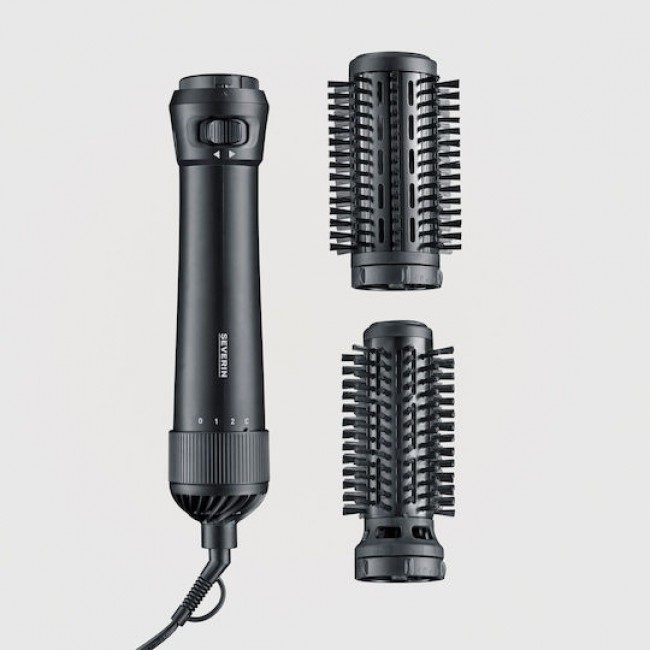 Severin Κεραμική Ηλεκτρική Βούρτσα με Αέρα & Περιστρεφόμενη Κεφαλή για Ίσιωμα και Μπούκλες 1000W