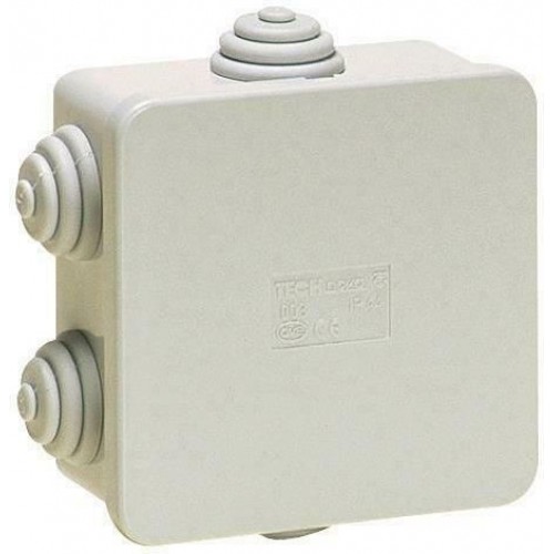 Eurolamp 151-25511 Ηλεκτρολογικό Κουτί Εξωτερικής Τοποθέτησης IP55 σε Γκρι Χρώμα