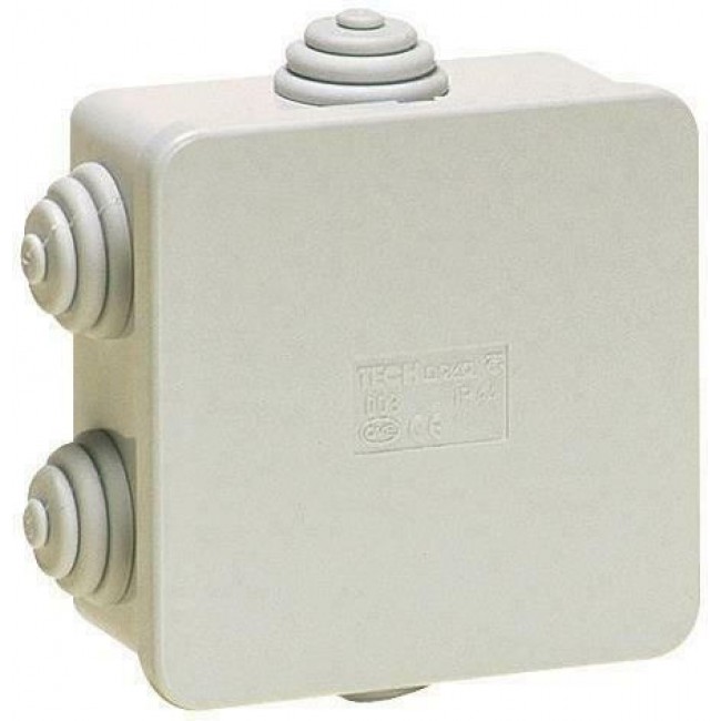 Eurolamp 151-25511 Ηλεκτρολογικό Κουτί Εξωτερικής Τοποθέτησης IP55 σε Γκρι Χρώμα