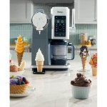 Ninja CREAMi Scoop & Swirl Παγωτομηχανή 0.48lt Ασημί NC701EU 