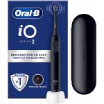 Oral-B iO Series 2 Ηλεκτρική Οδοντόβουρτσα με Αισθητήρα Πίεσης και Θήκη Ταξιδίου Μαύρη