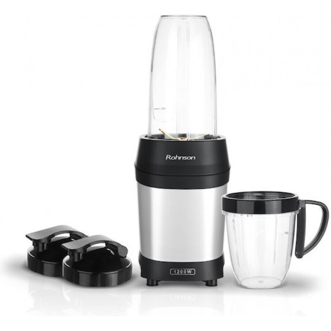 Rohnson R-5610 Μπλέντερ 0.95lt 1200W Ασημί 