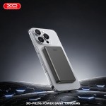 XO PR296 Powerbank Ταχείας Φόρτισης Μεταλικό με Μαγνήτη 10.000mAh Γκρι