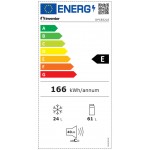 Inventor DPC852LS Ψυγείο Δίπορτο 85lt Υ85xΠ48xΒ51.5εκ. Inox (ανοιχτη συσκευασια)
