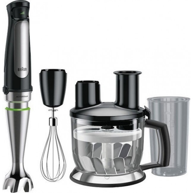 Braun MQ7075X MultiQuick 7 Ραβδομπλέντερ με Ανοξείδωτη Ράβδο 1000W Μαύρο
