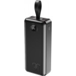 XO PR240 Power Bank Γρήγορης Φόρτισης USB-C 20W/USB-A 22.5W με οθόνη 30000mAh