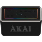 AKAI ABTSW-120 Αδιάβροχο Φορητό Ηχείο Bluetooth με 2 Ασύρματα Μικρόφωνα, TWS, 80W