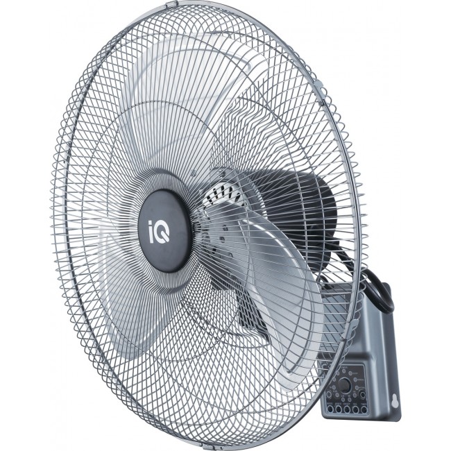 IQ MWF-20R Silver Επαγγελματικός Ανεμιστήρας Τοίχου 130W Διαμέτρου 50cm με Τηλεχειριστήριο