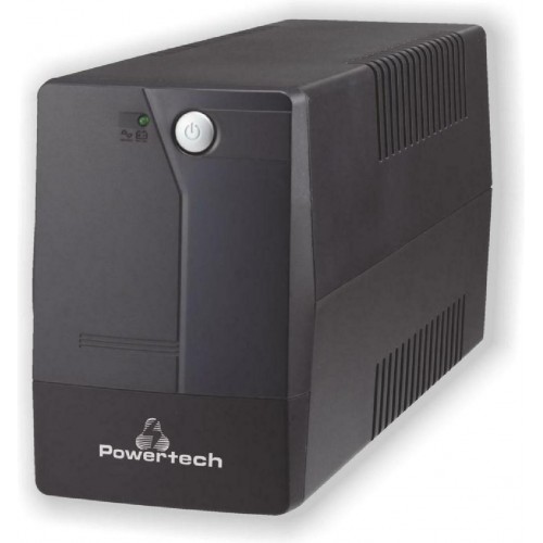 Powertech UPS Line-Interactive 1050VA 630W με 2 Schuko Πρίζες*