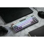 Redragon K617 FIZZ Λευκό / Γκρι Gaming Μηχανικό Πληκτρολόγιο 60% με Custom Red διακόπτες και RGB φωτισμό (Αγγλικό US) 