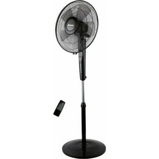 Primo PRSF-80505 Ανεμιστήρας Ορθοστάτης 60W Διαμέτρου 40cm με Τηλεχειριστήριο *