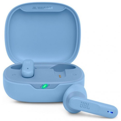 JBL Wave Flex Blue, True Wireless Ear-Buds Headphones, IP54, Touch (JBLWFLEXBLU) *