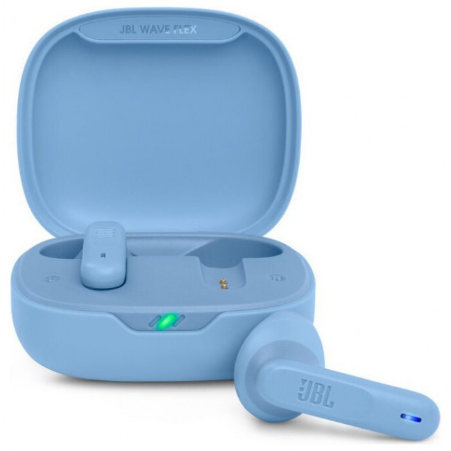 JBL Wave Flex Blue, True Wireless Ear-Buds Headphones, IP54, Touch (JBLWFLEXBLU) *