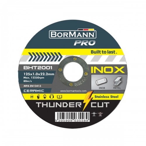 Bormann Pro BHT2001 Δίσκος Κοπής Μετάλλου 125mm ***