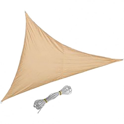 Bormann BPN1000 Τριγωνικό Πανί Σκίασης Μπεζ 3.6m 140gr/m²  *