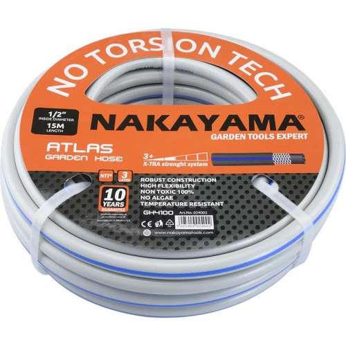 Nakayama GH4300 Λάστιχο Ποτίσματος Atlas 3 1/2" 50m  *
