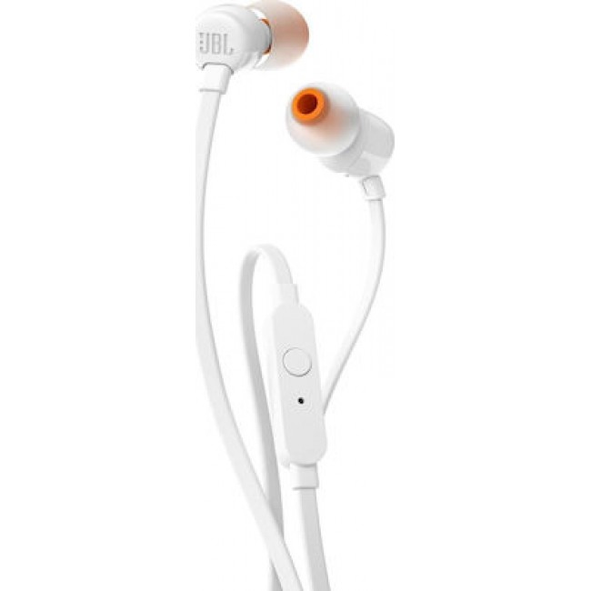 JBL T110 Λευκά Ενσύρματα  Ακουστικά *