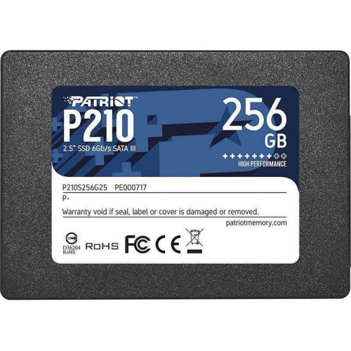 Patriot P210 SSD 256GB 2.5'' Sata 3 (P210S256G25) *