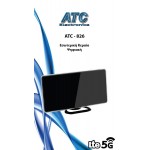 ATC ATC-826  Εσωτερική Κεραία Τηλεόρασης 5G LTE 28dB (Δεν Απαιτεί Τροφοδοσία) (03.001.0073) *
