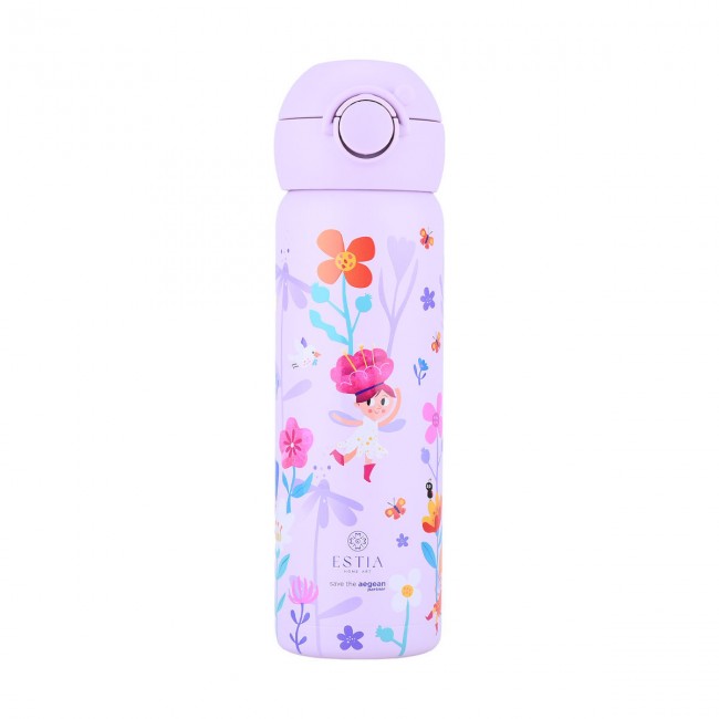 Estia 01-34191 Wonder Bottle Save The Aegean Παιδικό Παγούρι Θερμός Ανοξείδωτο με Καλαμάκι Non Spill 500ml