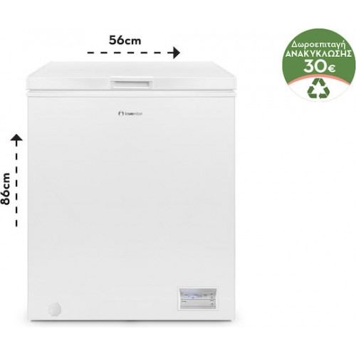 Inventor MDH-145EL  Καταψύκτης Μπαούλο 142lt (ανοιχτη συσκευασια) *