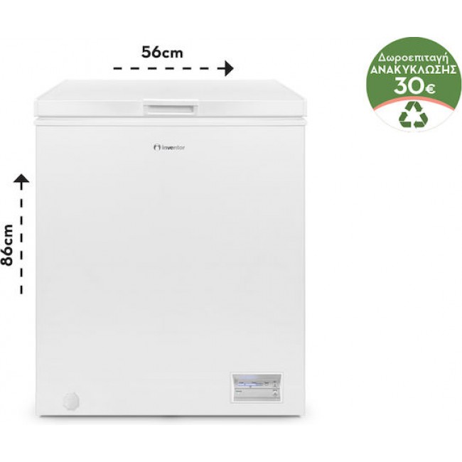 Inventor MDH-145EL Καταψύκτης Μπαούλο 142lt (ανοιχτη συσκευασια) * Inventor MDH-145EL Καταψύκτης Μπαούλο 142lt (ανοιχτη συσκευασια) *