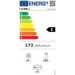 Nobu NBD143WE Ψυγείο Δίπορτο 206lt Υ143xΠ56xΒ54.5εκ. Λευκό (ανοιχτη συσκευασια) *