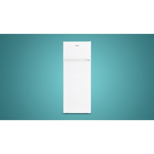 Nobu NBD143WE Ψυγείο Δίπορτο 206lt Υ143xΠ56xΒ54.5εκ. Λευκό (ανοιχτη συσκευασια) *