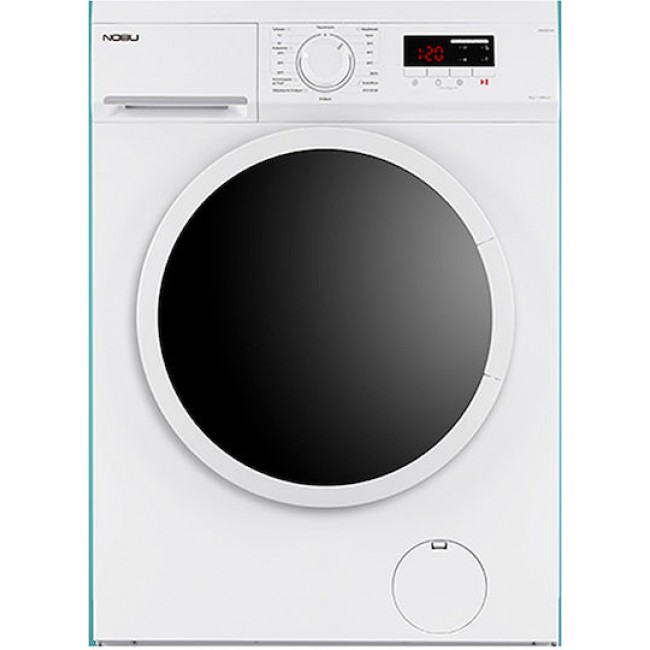 Nobu NBH0814A Πλυντήριο Ρούχων 8kg με Τεχνολογία Ατμού 1400 Στροφών *