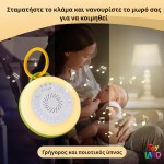 Toyland Συσκευή Λευκών Ήχων για Μωρά Μπεζ με Bluetooth, 30 Ήχους & Φωτισμό Νυκτός 10 Χρωμάτων Toyland Συσκευή Λευκών Ήχων για Μωρά Μπεζ με Bluetooth, 30 Ήχους & Φωτισμό Νυκτός 10 Χρωμάτων