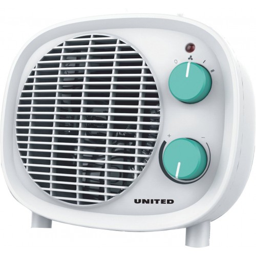 United UHF-861 Αερόθερμο Δαπέδου 2000W με Ρυθμιζόμενο Θερμοστάτη Λευκό