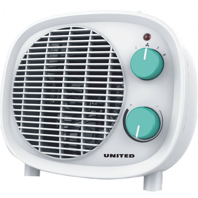 United UHF-861 Αερόθερμο Δαπέδου 2000W με Ρυθμιζόμενο Θερμοστάτη Λευκό
