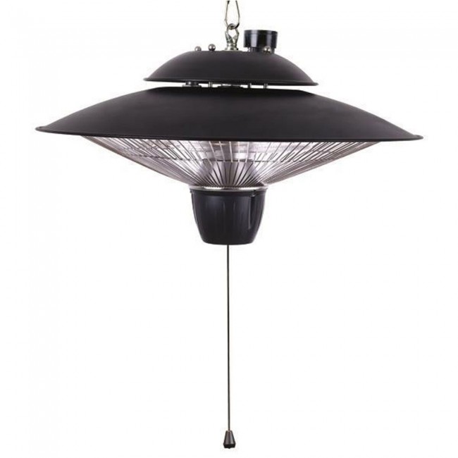 Eurolamp 300-42100 Κρεμαστή Θερμάστρα Αλογόνου 2000W IP24 για Χώρους έως 25m² Μαύρη Eurolamp 300-42100 Κρεμαστή Θερμάστρα Αλογόνου 2000W IP24 για Χώρους έως 25m² Μαύρη