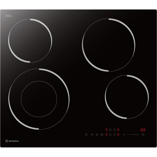 Morris MVF-65394 Αυτόνομη Κεραμική Εστία 5 Ζωνών 59cm με Slider Control & SCHOTT CERAN Μαύρη