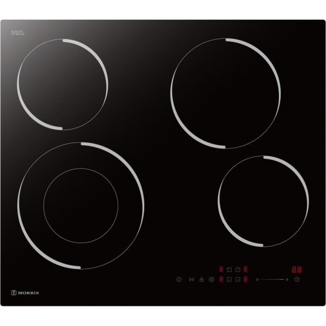 Morris MVF-65394 Αυτόνομη Κεραμική Εστία 5 Ζωνών 59cm με Slider Control & SCHOTT CERAN Μαύρη Morris MVF-65394 Αυτόνομη Κεραμική Εστία 5 Ζωνών 59cm με Slider Control & SCHOTT CERAN Μαύρη