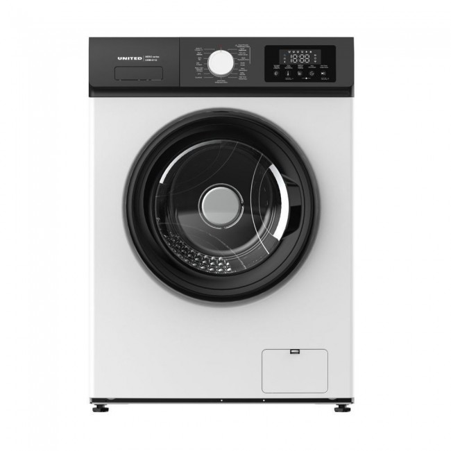 United UWM-6112 Nero Series Πλυντήριο Ρούχων 6kg 1200 Στροφών με Ατμό Λευκό * United UWM-6112 Nero Series Πλυντήριο Ρούχων 6kg 1200 Στροφών με Ατμό Λευκό *