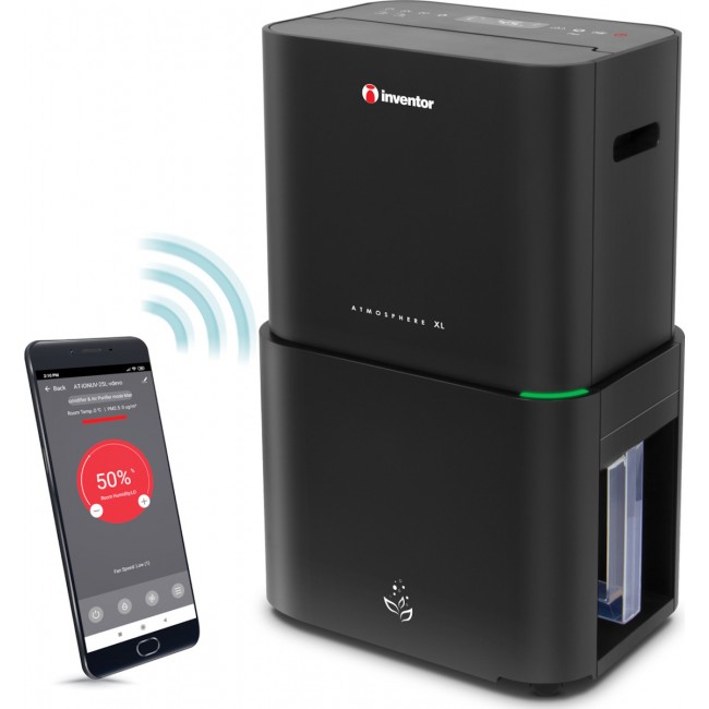 Inventor Atmosphere XL AT-IONUV-25L Αφυγραντήρας & Καθαριστής Αέρα 25L με Wi-Fi, Ιονιστή & HEPA Μαύρος Inventor Atmosphere XL AT-IONUV-25L Αφυγραντήρας & Καθαριστής Αέρα 25L με Wi-Fi, Ιονιστή & HEPA Μαύρος