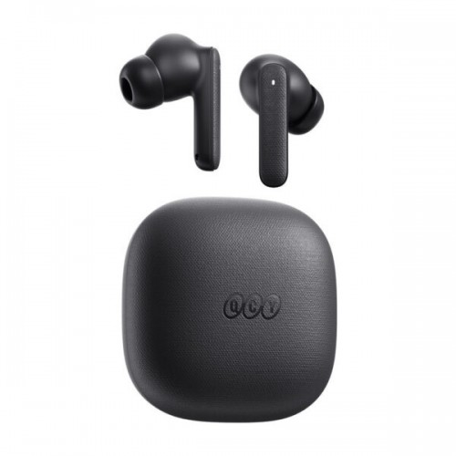 QCY Buds QT43 TWS Ασύρματα Ακουστικά με AI Noise Reduction & 35h Αυτονομία Γκρι
