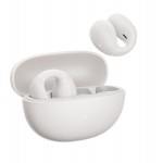 QCY Crossky C10 TWS Open-Ear Ασύρματα Ακουστικά Clip-On Bluetooth 5.4 IPX5 Λευκά